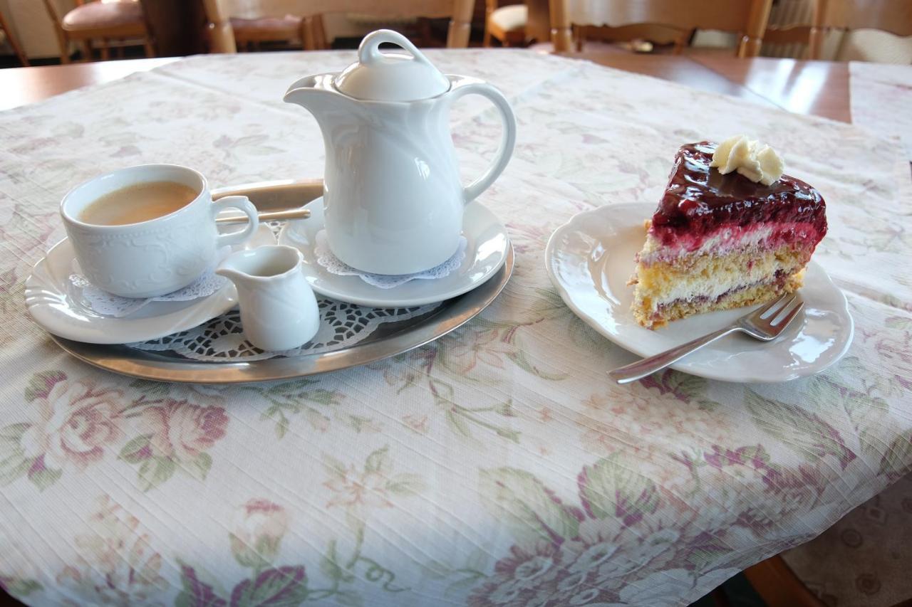Cafe Pension Sonnenkanzel Staatsbad Brückenau Exteriör bild