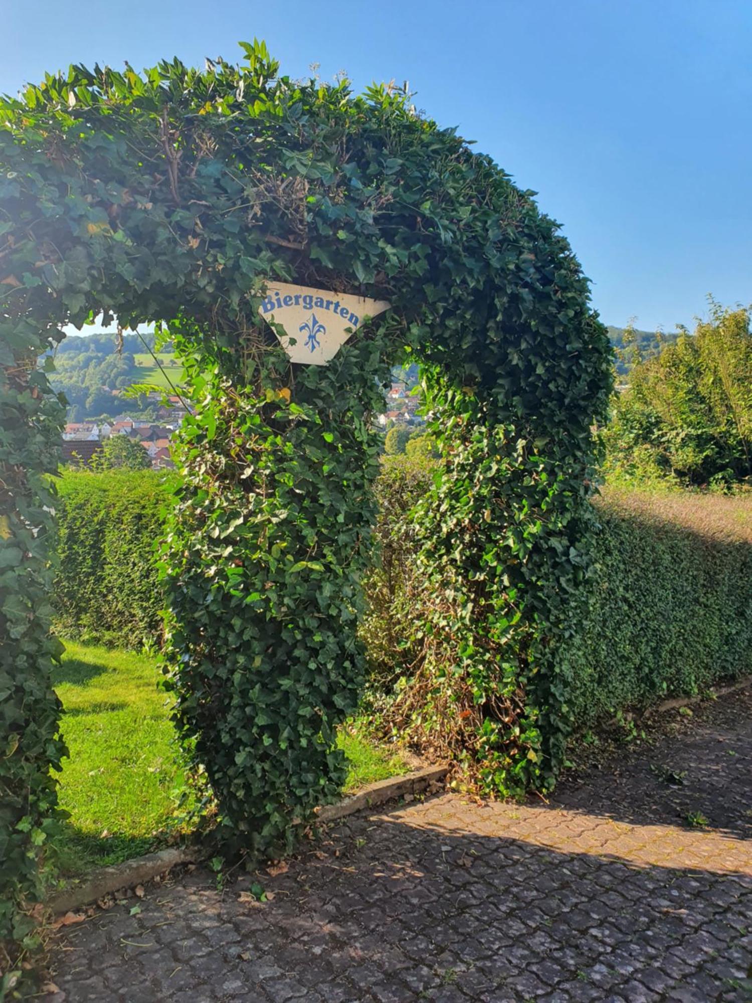 Cafe Pension Sonnenkanzel Staatsbad Brückenau Exteriör bild