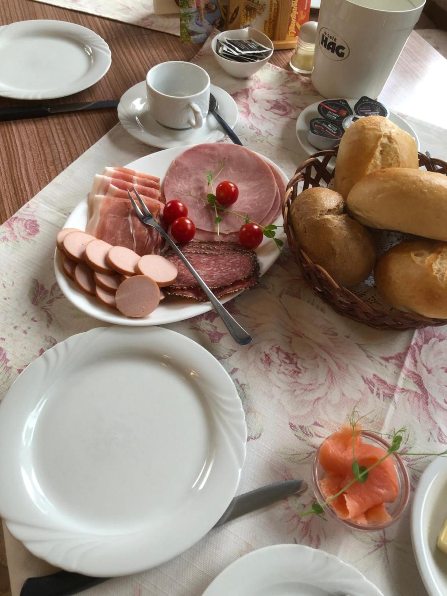 Cafe Pension Sonnenkanzel Staatsbad Brückenau Exteriör bild